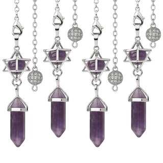 Foto 1 | Foto 1 | Amatista Para Radiestesia Ventdepot Mxhul-004 4 Piezas Morado
