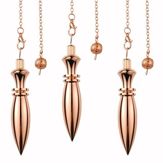 Foto 1 | Foto 1 | Péndulo De Cobre Oro Rosa Sanación Ventdepot Mxeaj-003 3 Piezas Oro Rosa