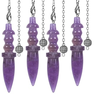 Foto 1 | Foto 1 | Péndulo Amatista Violeta Ventdepot Mxabj-004 4 Piezas Morado