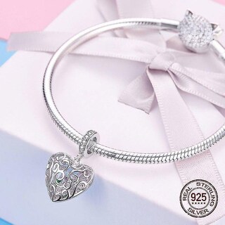 Foto 3 | Foto 3 | Set De Colgantes En Plata De Ley 925 Con Forma De Corazón Para Palpitaciones - Venta Internacional.