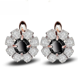Foto 1 | Foto 1 | Pendientes Huoguo Flower Crystal Jewelry Para Regalo De Cumpleaños - Venta Internacional.