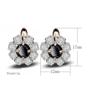 Foto 2 | Foto 2 | Pendientes Huoguo Flower Crystal Jewelry Para Regalo De Cumpleaños - Venta Internacional.