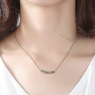 Foto 2 | Foto 2 | Collar Y Colgante De Plata De Ley 925 Chapados En Oro De 18 Quilates - Venta Internacional.