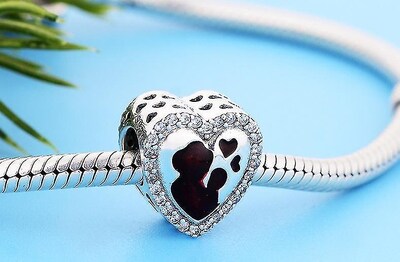 Foto 4 | Foto 4 | Colgantes De Plata 925 Con Forma De Corazón Para Mamá Y Bebé Con Pulsera Para Mujer - Venta Internacional.