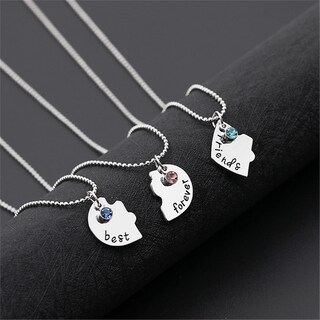 Foto 3 | Foto 3 | Collar Con Colgante Friendship Best Friends Forever Love Letters - Venta Internacional.