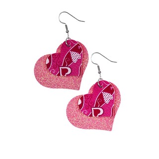 Foto 1 | Foto 1 | Pendientes Huoguo De Piel Sintética En Forma De Corazón Para San Valentín - Venta Internacional.