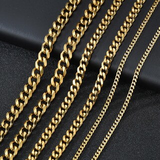 Foto 2 | Foto 2 | Collar Huoguo De Acero Inoxidable Pulido De Seis Caras Para Hombre Y Mujer - Venta Internacional.