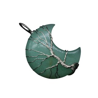 Foto 1 | Foto 1 | Colgante Huoguo Con Luna De Aventurina Verde Amatista - Venta Internacional.