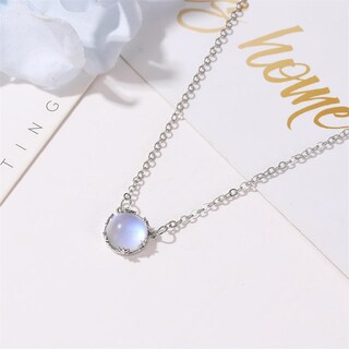 Foto 4 | Foto 4 | Collar Huoguo Hermosa Cadena Redonda De Clavícula Azul Degradado - Venta Internacional.
