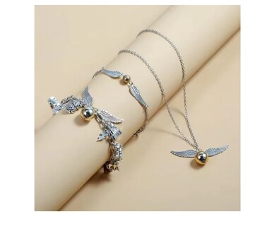 Foto 4 | Foto 4 | Juego De De Joyas De Harry Potter Collar+pulsera