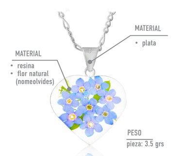 Foto 3 | Foto 3 | Collar de Plata con Dije de Corazón Xtellar