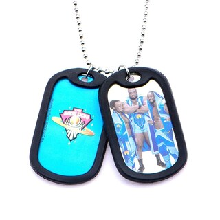 Foto 1 | Foto 1 | Etiquetas Dobles Para Perros De La Wwe The New Day Con Cadena - Venta Internacional.