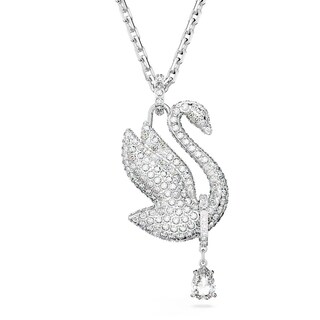 Foto 1 | Foto 1 | Collar Swarovski Iconic Swan Cisne Largos Blanco Rodio 5647546 Joyería De Lujo Para Mujer Ideal Para Regalo Elegante