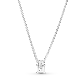 Foto 2 | Foto 2 | Collar Pandora Círculo Y Cuadrado Brillantes Joya Original 390048c01 Joyería De Lujo Para Mujer Ideal Para Regalo Elegante
