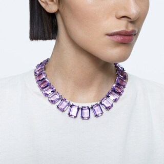 Foto 6 | Foto 6 | Collar Swarovski Millenia Cristales Talla Octagonal - Morado 5609701 Joyería De Lujo Para Mujer Ideal Para Regalo Elegante