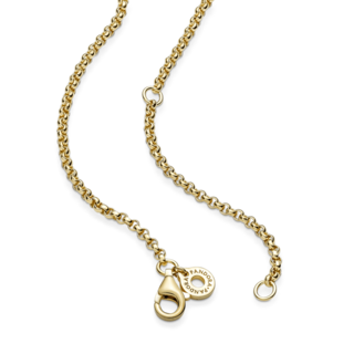 Foto 4 | Foto 4 | Collar Pandora De Cadena Rolo En Recubrimiento Oro 14k 369260c00 Baño De Oro 14k Joyería De Lujo Para Mujer Ideal Para Regalo