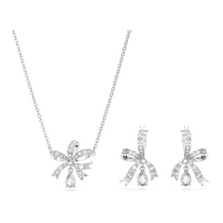 Foto 1 | Foto 1 | Conjunto Swarovski Volta Lazo Blanco Baño De Rodio 5660118 Joyería De Lujo Para Mujer Ideal Para Regalo Elegante