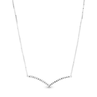 Foto 2 | Foto 2 | Collar Pandora Hueso De Los Deseos Deslumbrante Joya Original 397802cz Joyería De Lujo Para Mujer Ideal Para Regalo Elegante
