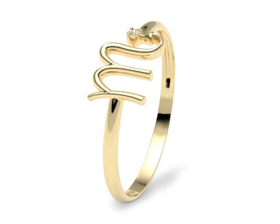 Foto 1 | Foto 1 | Anillo de Oro 10K Amelie Joyas Escorpio Nro. 7-7.5
