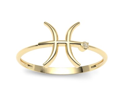 Foto 2 | Foto 2 | Anillo de Oro 10K Amelie Joyas Piscis Nro. 6-6.5