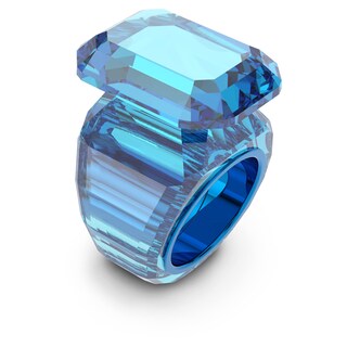Foto 2 | Foto 2 | Anillo Swarovski Lucent Cocktail De Cristal Azul Tamaño 8 - Venta Internacional.