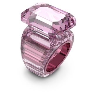 Foto 2 | Foto 2 | Anillo Swarovski Lucent Cocktail De Cristal Rosa Tamaño 7 - Venta Internacional.