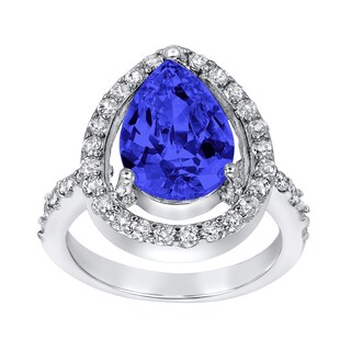 Foto 2 | Foto 2 | Anillo De Plata De Ley Con Circonita Cúbica Azul Montana De West Coast Jewelry - Venta Internacional.