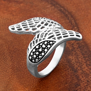 Foto 5 | Foto 5 | Anillo West Coast Jewelry Elya Leaf Wrap De Acero Inoxidable - Venta Internacional.