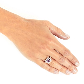 Foto 4 | Foto 4 | Anillo West Coast Jewelry De Plata De Ley Con Amatista Púrpura Con Circonita Cúbica - Venta Internacional.