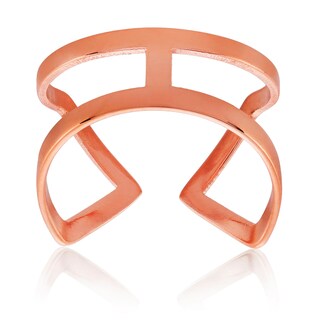 Foto 1 | Foto 1 | Anillo West Coast Jewelry Elya De Acero Inoxidable Chapado En Oro Rosa - Venta Internacional.