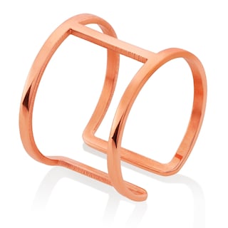 Foto 2 | Foto 2 | Anillo West Coast Jewelry Elya, Brazalete De Acero Chapado En Oro Rosa - Venta Internacional.