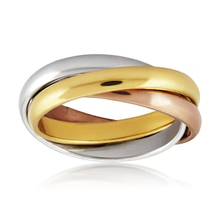Foto 2 | Foto 2 | Anillo West Coast Jewelry De Acero Inoxidable Tricolor Tamaño 8 - Venta Internacional.