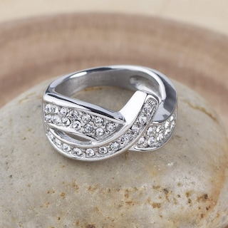 Foto 4 | Foto 4 | Anillo West Coast Jewelry Elya De Acero Inoxidable Con Circonita Cúbica - Venta Internacional.