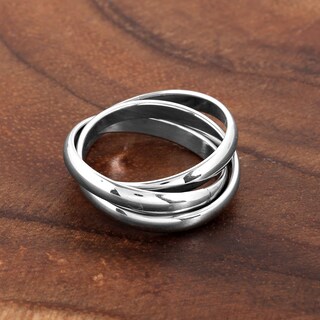 Foto 5 | Foto 5 | Anillo West Coast Jewelry Elya De Acero Inoxidable Para Mujer, Talla 4 - Venta Internacional.