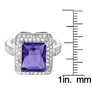 Foto 3 | Foto 3 | Anillo West Coast Jewelry De Plata De Ley Con Amatista Púrpura Con Circonita Cúbica - Venta Internacional.