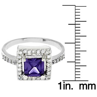 Foto 3 | Foto 3 | Anillo West Coast Jewelry De Plata De Ley Con Amatista Púrpura Con Circonita Cúbica - Venta Internacional.