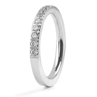 Foto 5 | Foto 5 | Anillo West Coast Jewelry Elya De Acero Inoxidable Con Circonita Cúbica - Venta Internacional.