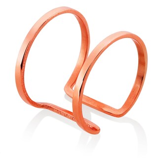 Foto 2 | Foto 2 | Anillo West Coast Jewelry Elya Para Mujer En Oro Rosa Y Acero Inoxidable - Venta Internacional.