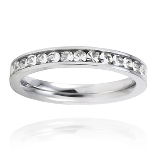 Foto 3 | Foto 3 | Anillo West Coast Jewelry Elya De Acero Inoxidable Con Circonita Cúbica - Venta Internacional.