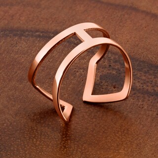 Foto 4 | Foto 4 | Anillo West Coast Jewelry Elya, Brazalete De Acero Chapado En Oro Rosa - Venta Internacional.