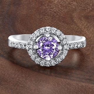 Foto 5 | Foto 5 | Anillo De Plata De Ley 925 Con Amatista Con Circonita Cúbica De West Coast Jewelry - Venta Internacional.