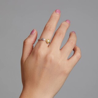 Foto 2 | Foto 2 | Anillo Chulada, Flor Girasol De Plata .925 Con Chapa De Platino, Se Pude Mojar