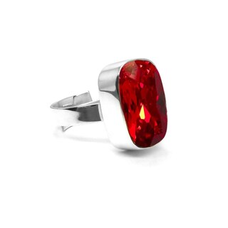 Foto 1 | Foto 1 | Anillo Zvezda, Colección Argenta Plata .925 Corte Baguette