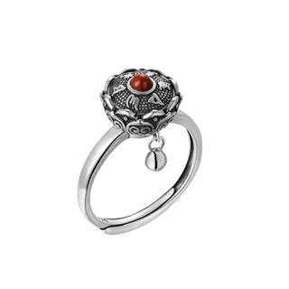 Foto 2 | Foto 2 | Anillo Huoguo Thai Silver Couple Mantra Agate De Seis Caracteres - Venta Internacional.