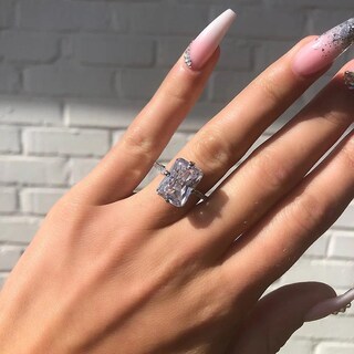 Foto 5 | Foto 5 | Anillo Huoguo De Metal Con Microincrustaciones De Circonio Con Microincrustaciones De Diamante Compl - Venta Internacional.
