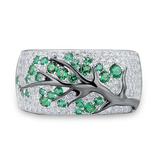Foto 5 | Foto 5 | Anillo Huoguo Rama De Ciruelo Flores Fusias Y Diamantes Para Mujer - Venta Internacional.