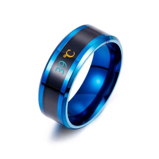 Foto 2 | Foto 2 | Anillo De Pareja Huoguo Retro Simple De Metal Con Circonitas Irregulares - Venta Internacional.