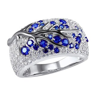 Foto 1 | Foto 1 | Anillo Huoguo Rama De Ciruelo Flores Fusias Y Diamantes Para Mujer - Venta Internacional.