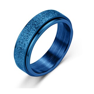 Foto 2 | Foto 2 | Anillo Huoguo Giratorio De Acero De Titanio Esmerilado Para Hombre Y Mujer - Venta Internacional.