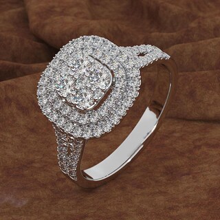 Foto 2 | Foto 2 | Anillo Huoguo Fashion Diamond Para Mujer En Aleación - Venta Internacional.